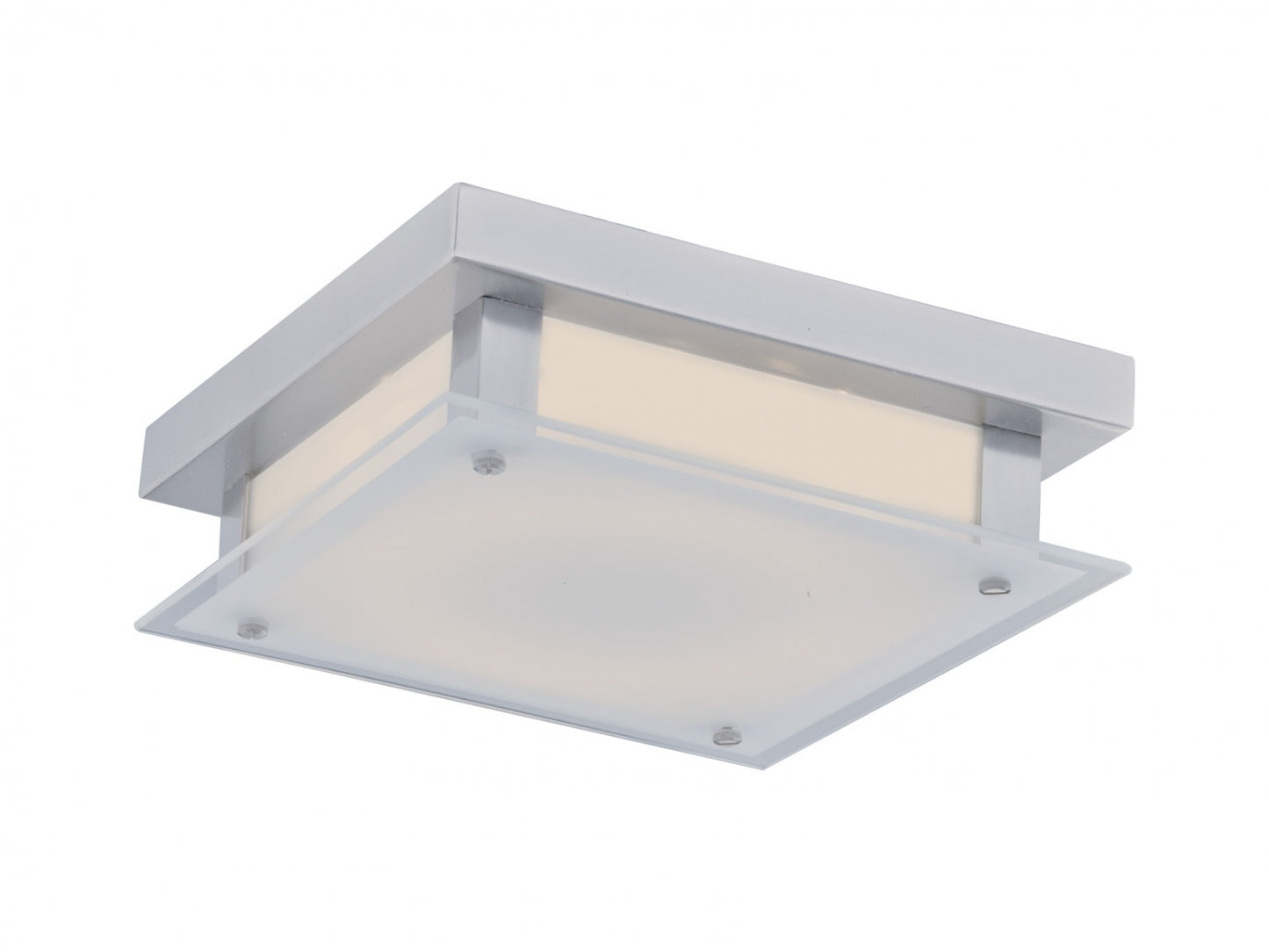 HF1104-CH Cermack St. 12"W Square LED Flushmount in Chrome