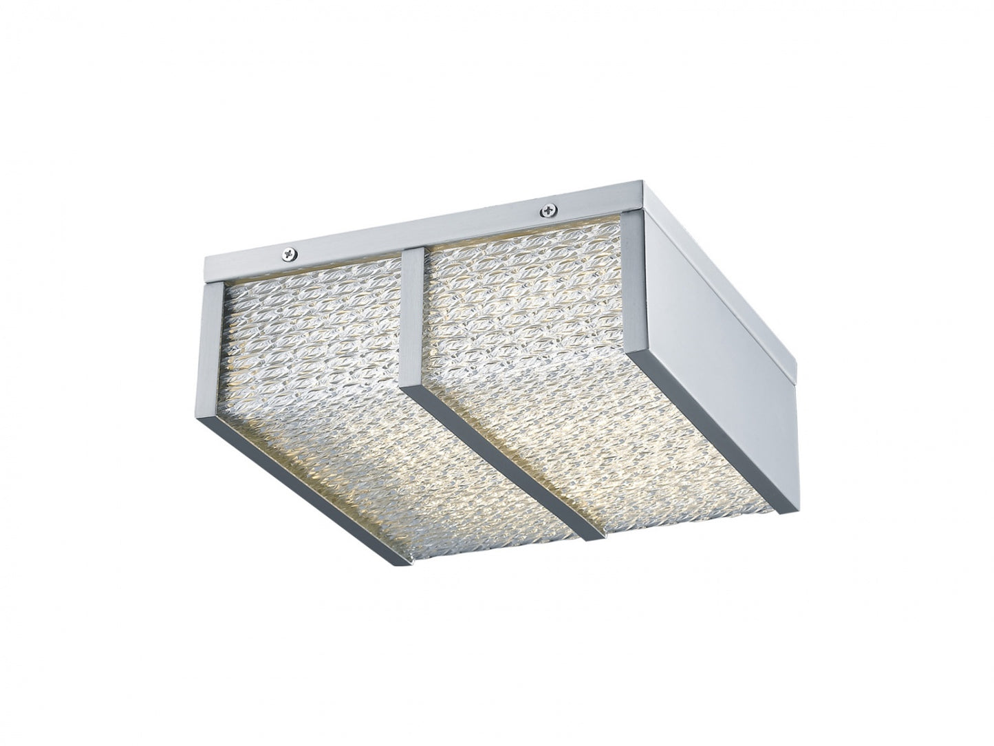 HF1123-CH Cermack St. 10"W Square LED Flushmount in Chrome