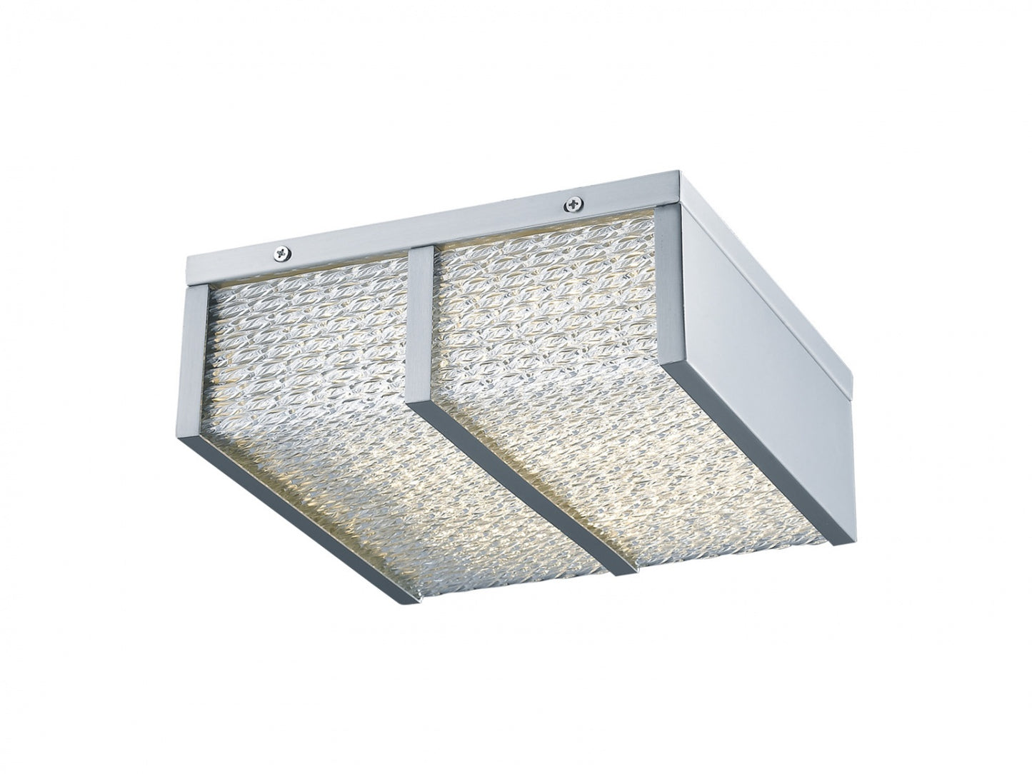 HF1124-CH Cermack St. 12"W Square LED Flushmount in Chrome