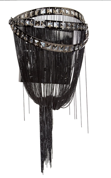 HF1607-BLK Wilshire Blvd. 16"H Wall Sconce in Black
