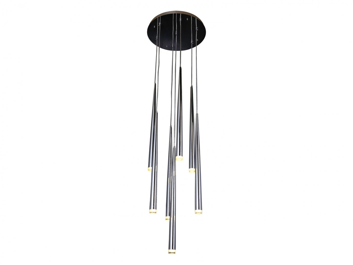 HF2107-CH Highland 4-Light 17"W Pendant in Chrome