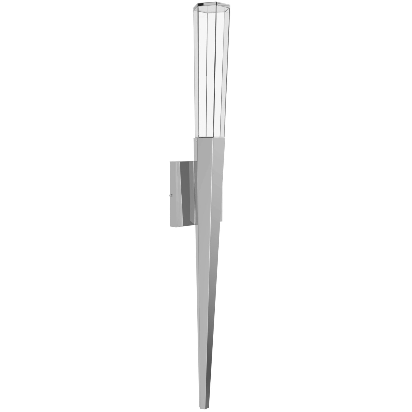 HF3808-CH Avalon 32"H LED Wall Sconce in Polished Chrome/Clear Crystal