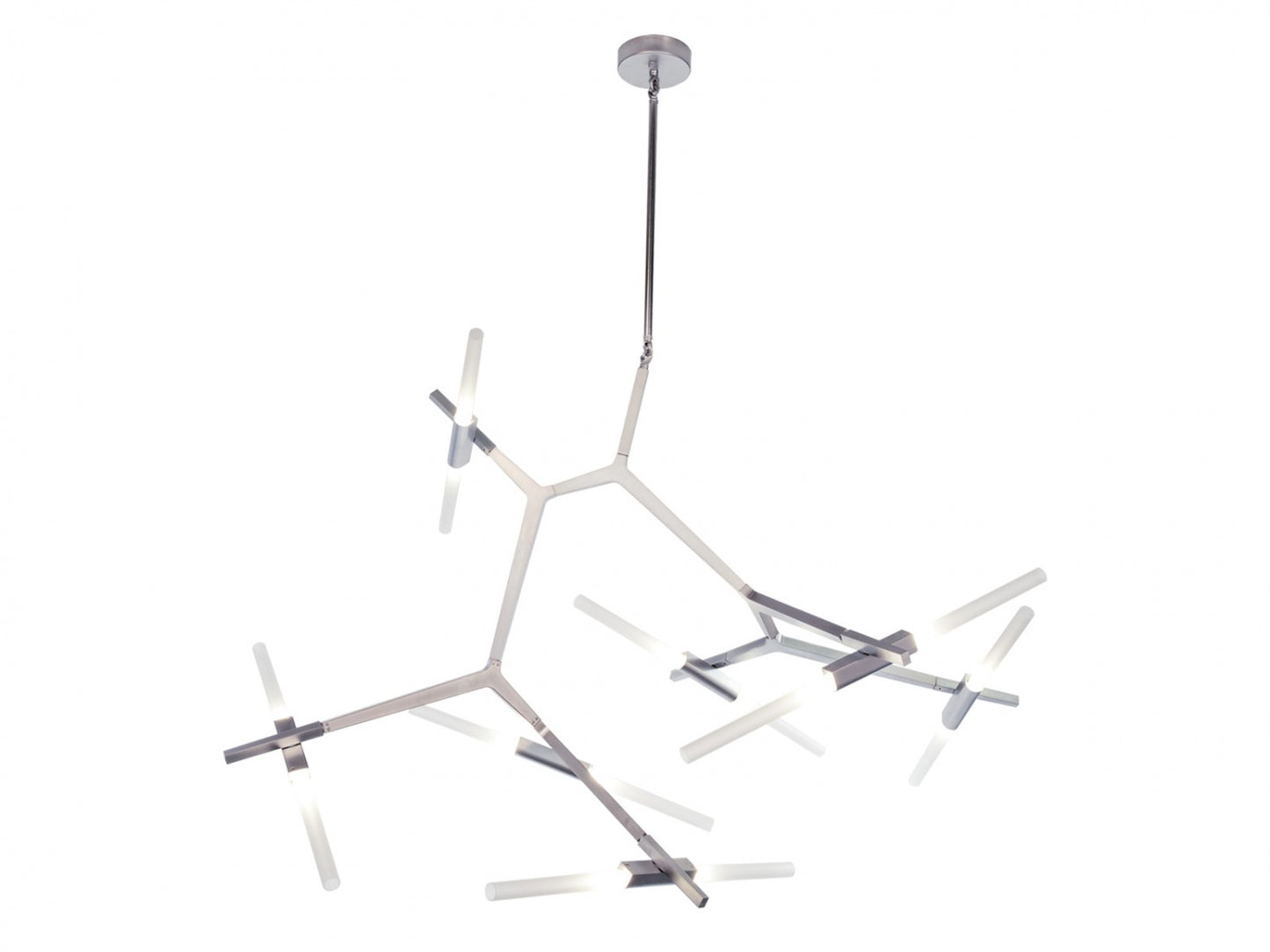 HF8060-14-CH San Vicente 14-Light 43"W Chandelier in Chrome