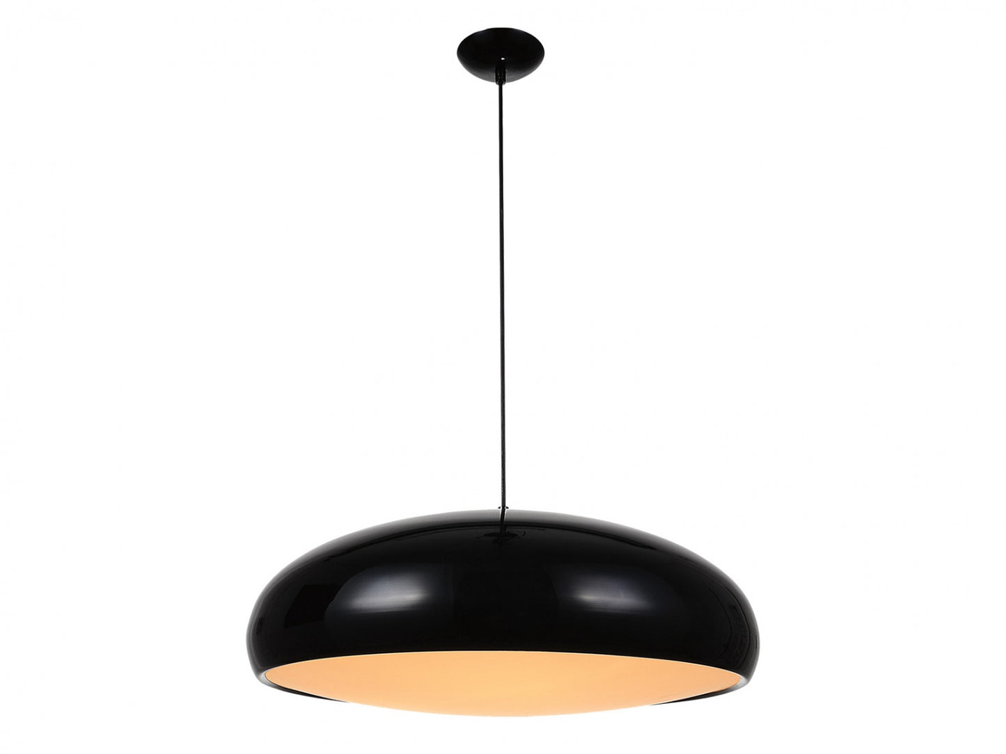HF9116-BK Doheny 24''W Dome Pendant in Black