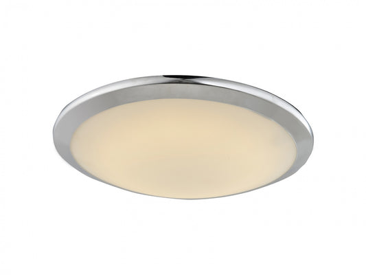 HF1101-CH Cermack St. 12"W Round LED Flushmount in Chrome