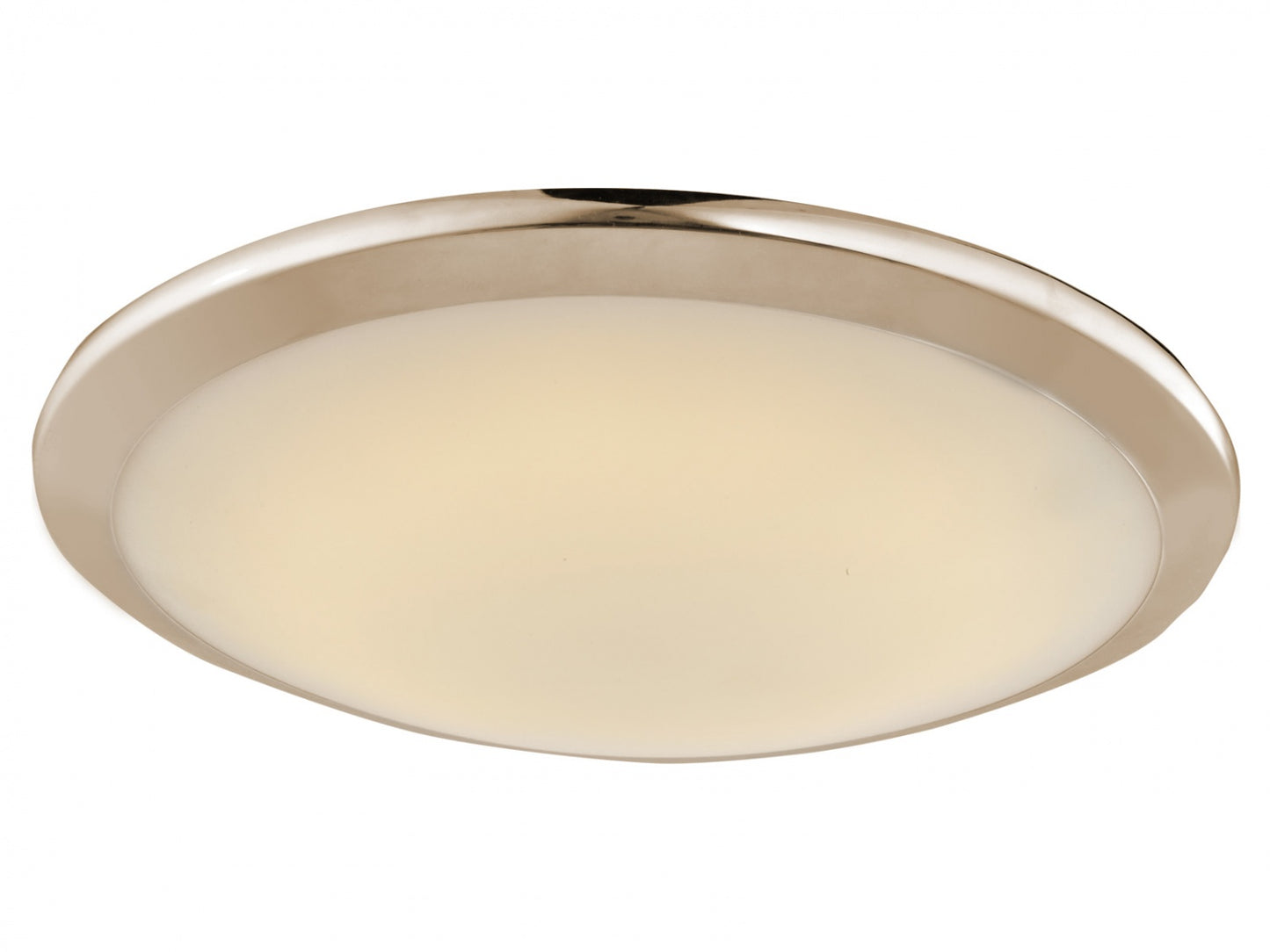 HF1102-BN Cermack St. 15"W Round LED Flushmount in Brushed Nickel