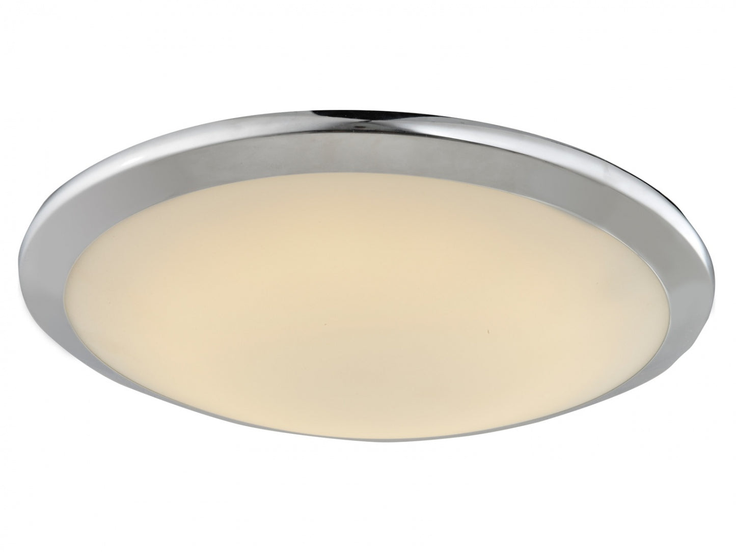 HF1102-CH Cermack St. 15"W Round LED Flushmount in Chrome