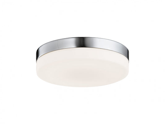 HF1105-BN Cermack St. 6"W Round LED Flushmount in Brushed Nickel