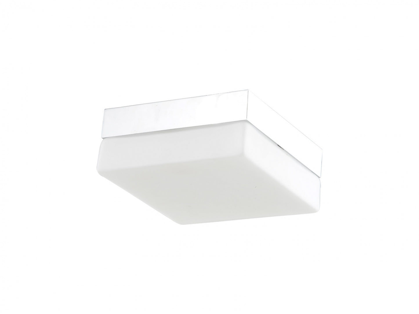 HF1108-CH Cermack St. 8"W Square LED Flushmount in Chrome