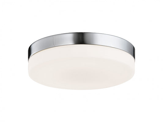 HF1160-BN Cermack St. 13"W Round LED Flushmount in Brushed Nickel