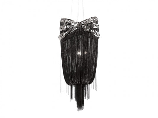 HF1608-BLK Wilshire Blvd. 36"H Pendant in Black