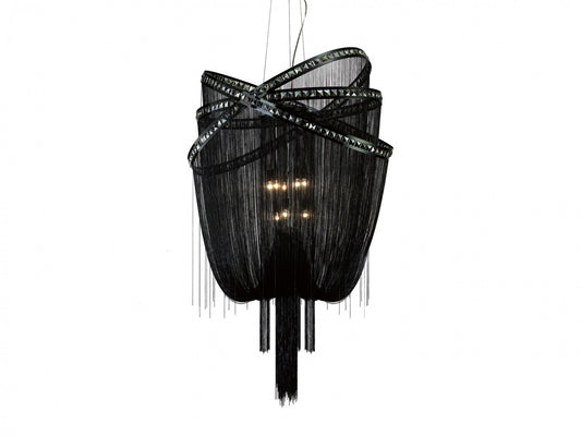 HF1610-BLK Wilshire Blvd. 60"H Chandelier in Black
