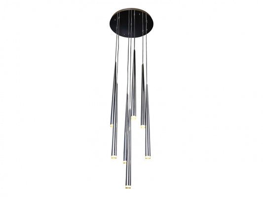 HF2107-CH Highland 4-Light 17"W Pendant in Chrome