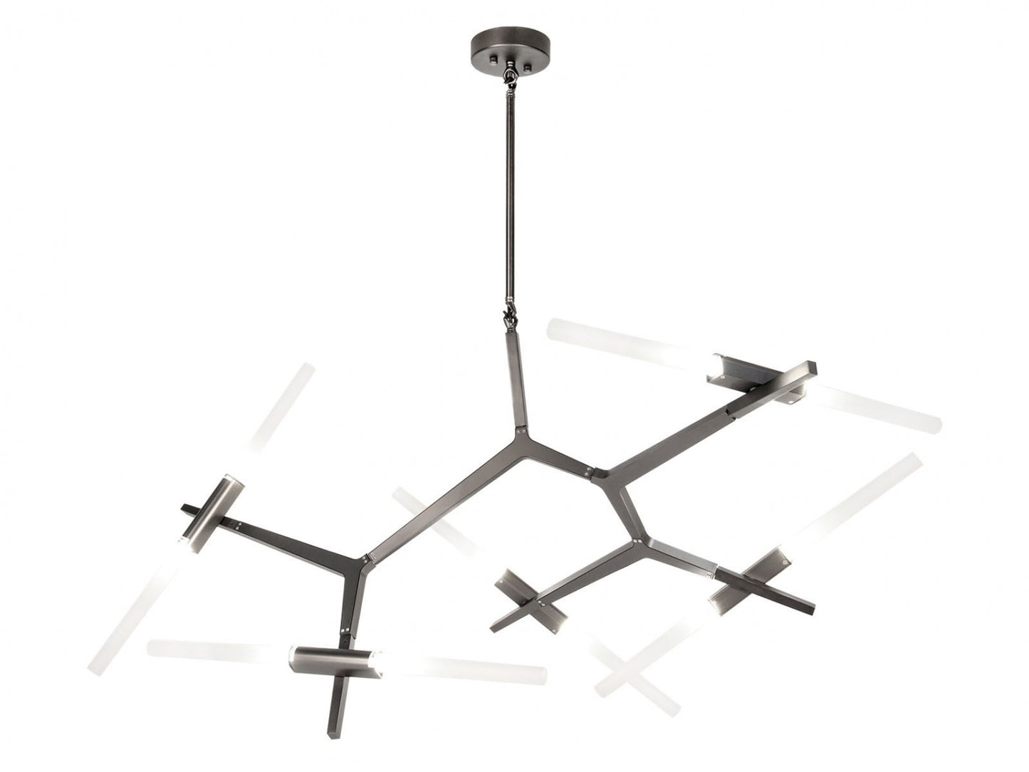 HF8059-10-DBZ San Vicente 10-Light 39"W Chandelier in Dark Bronze