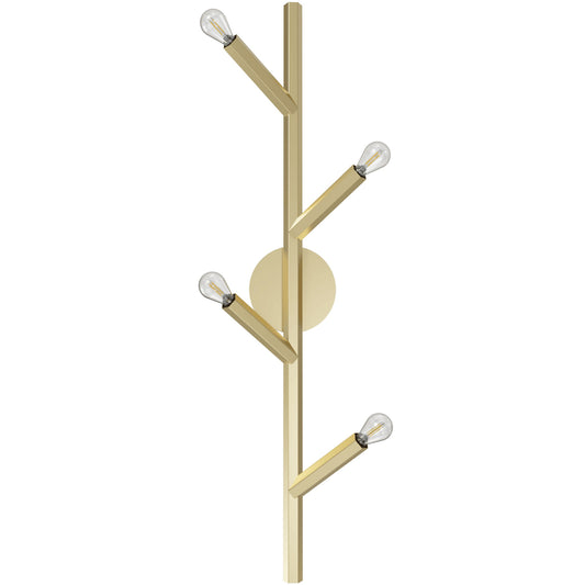 HF8884-BB The Oaks 4-Light 36"H Wall Sconce in Brushed Brass