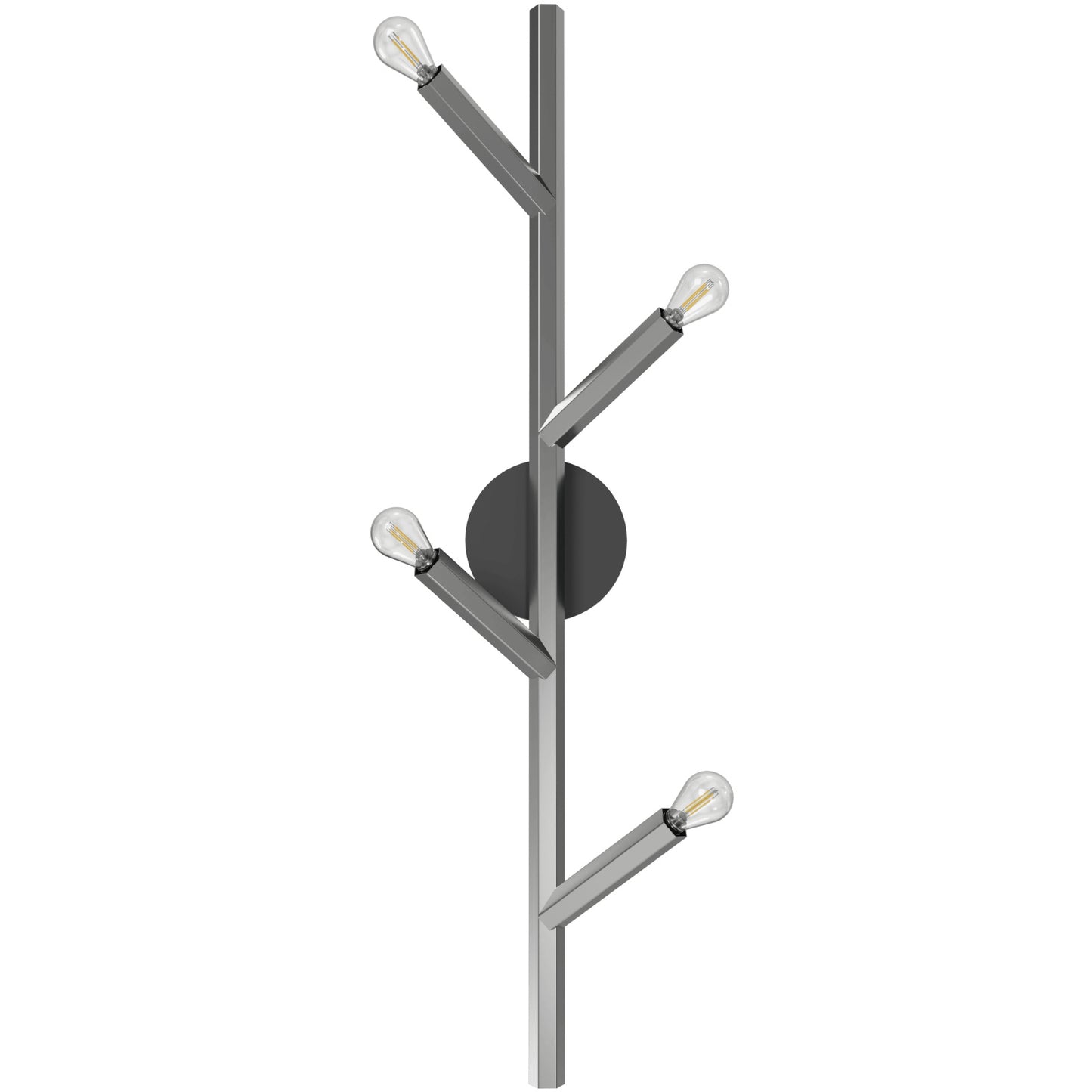 HF8884-PN The Oaks 4-Light 36"H Wall Sconce in Polished Nickel